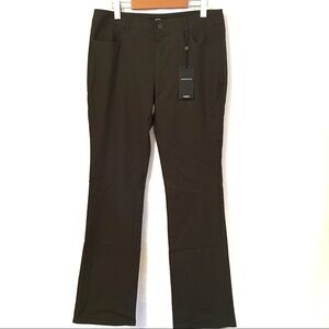MEXX Metropolitan Olive Green Stretch Bootcut Pants Sz 8 Office Business Exec